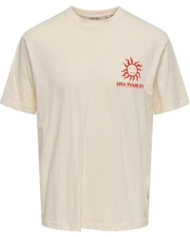 ONLY SONS CAMISETAS DE CHICO 22034304- BEIGE