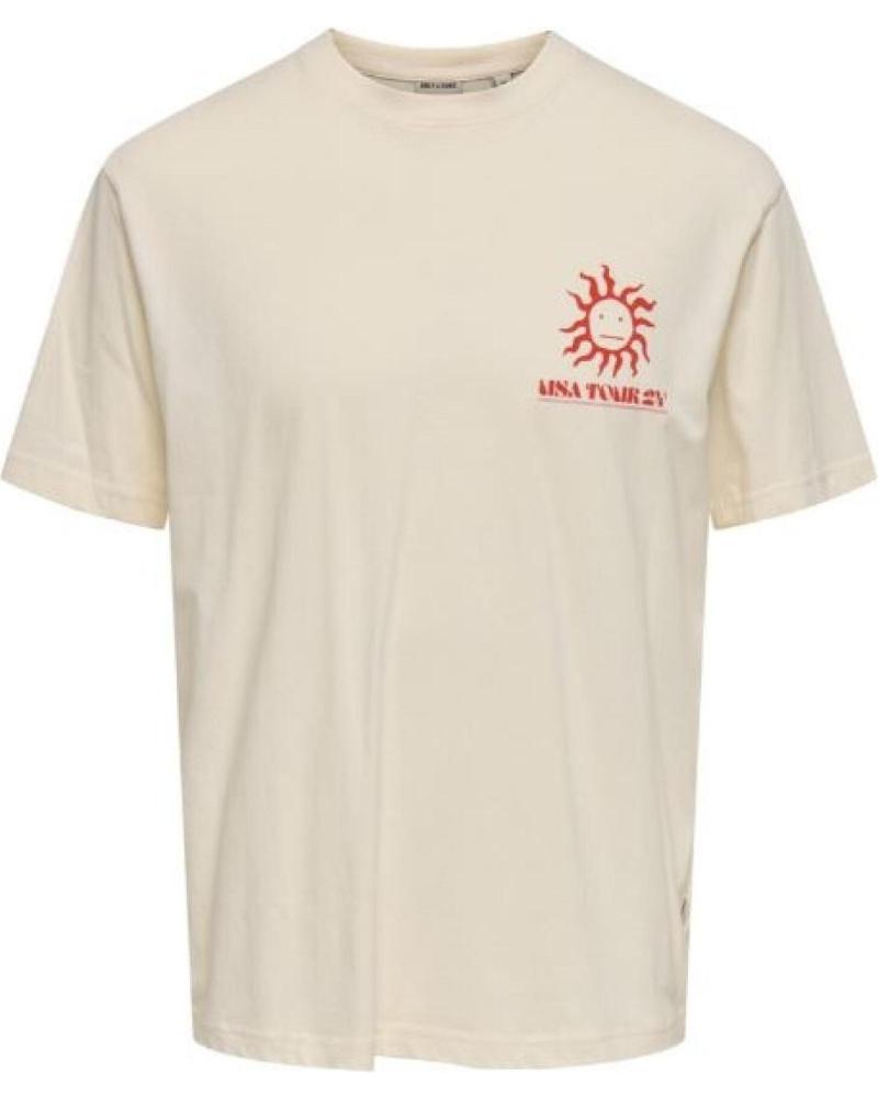 ONLY SONS CAMISETAS DE CHICO 22034304- BEIGE