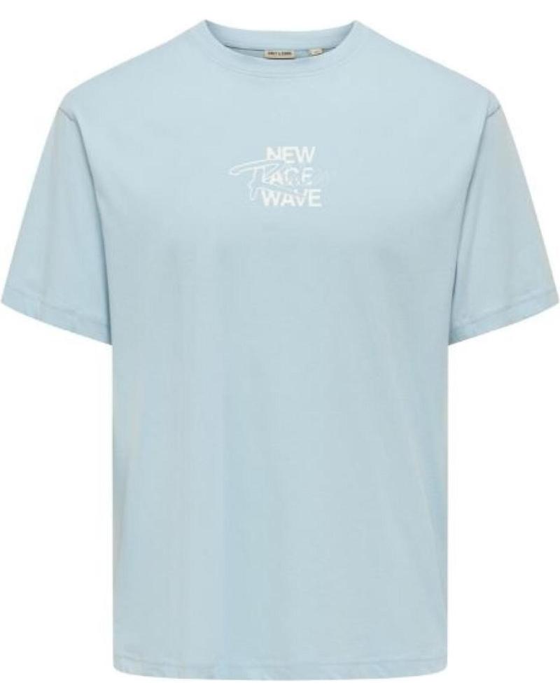 ONLY SONS CAMISETAS DE CHICO 22034304-CLARO AZUL