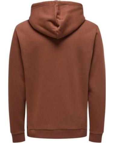 ONLY SONS SUDADERAS DE CHICO 22033194 MARRON MARRóN