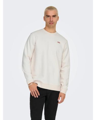 ONLY SONS SUDADERAS DE CHICO 22033193 BLANCO