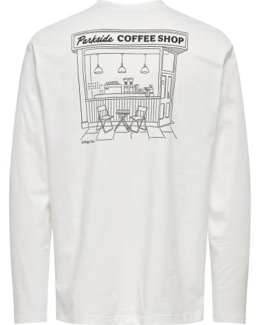 ONLY SONS CAMISETAS DE CHICO 22030605 BLANCO
