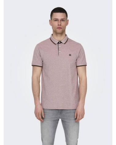 ONLY SONS POLOS DE CHICO 22024827 ROJO