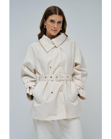GIACCA CON CINTURA SALSA 21010381 BEIGE BEIGE
