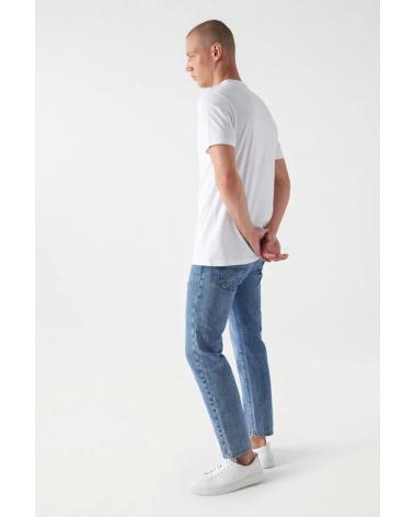 T-SHIRT BIANCA SALSA HENLEY 21007862 BLANCO