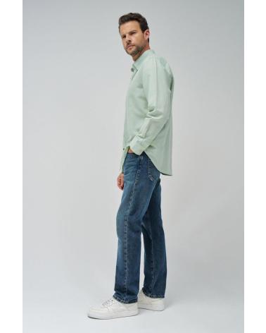 CAMICIA UOMO SALSA 21005685 VERDE CHIARO VERDE