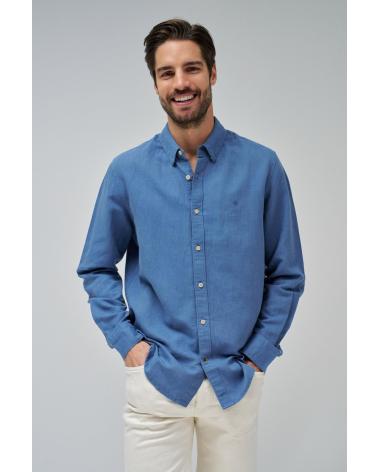 CHEMISE CASUAL HOMME SALSA 21005685 BLEUE AZUL