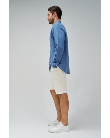 CHEMISE CASUAL HOMME SALSA 21005685 BLEUE AZUL