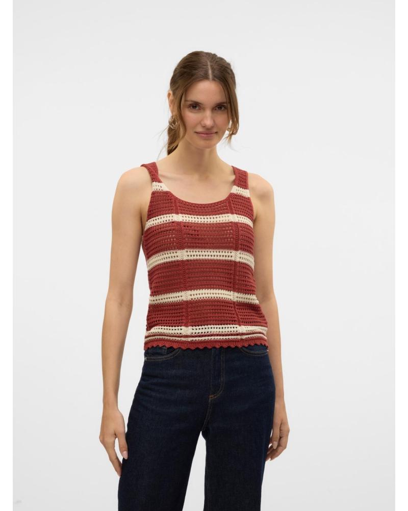 GESTREIFTES TRÄGERTOP VERO MODA 10329130 KORALLE VARIOS COLORES