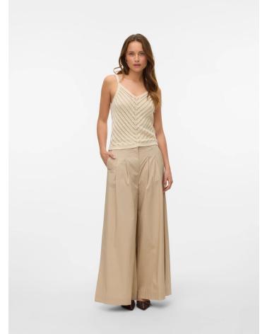 VERO MODA CANOTTA IN MAGLIA BEIGE MODELLO 10326463 BEIGE
