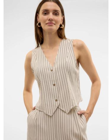 VERO MODA GILET FEMME 10321606 BEIGE BEIGE