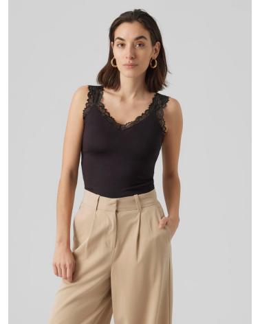 VERO MODA CAMISETA CHICA 10287348- NEGRO