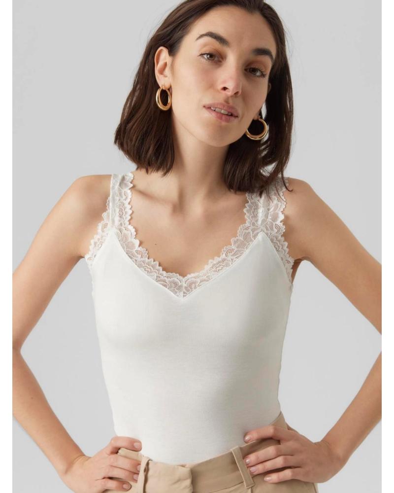 VERO MODA CAMISETA CHICA 10287348- BLANCO