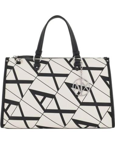 ARMANI EXCHANGE AX TRAGETASCHE XW000400AF13680 WEISS-SCHWARZ MIT GEOMETRISCHEM MUSTER VARIOS COLORES