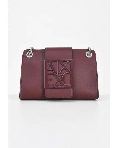 ARMANI EXCHANGE AX UMHÄNGETASCHE XW000281AF13672 GRANATROT MIT RELIEF-LOGO VARIOS COLORES