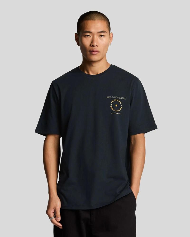 LYLE  SCOTT TS2223V-MARINO CAMISETAS DE CHICO AZUL