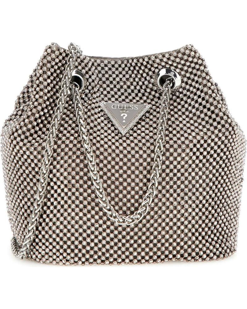 GUESS JEANS BOLSO HWRY9350750 PLATA VARIOS COLORES