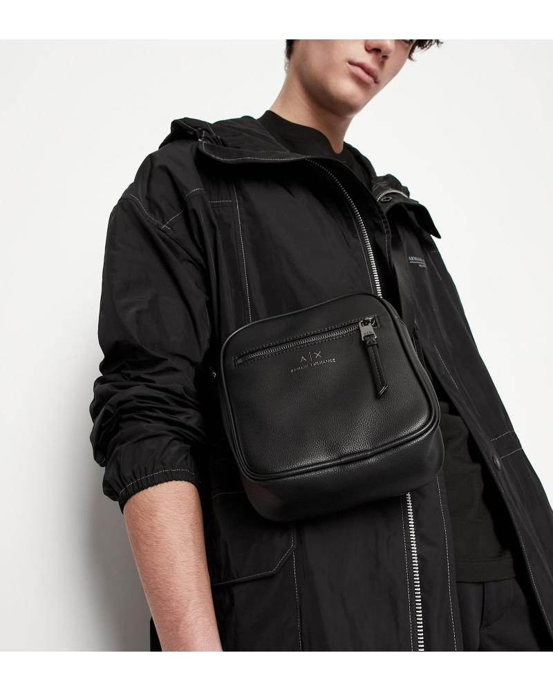 BANDOLERA ARMANI EXCHANGE AX 952388CC830 NEGRA NEGRO