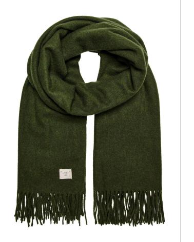 ONLY SCHAL 15266144 GRÜN MIT FRANSEN VERDE