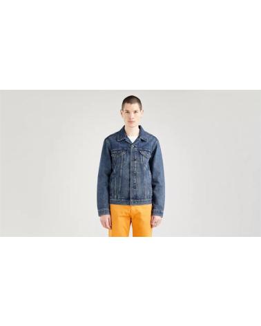 LEVI'S VESTE EN JEAN 723340573 MEDIUM USED BLEU FONCÉ AZUL