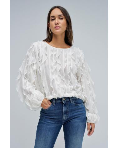 SALSA BLUSAS DE CHICA 21010496 BLANCO