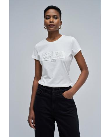 SALSA CAMISETAS DE CHICA 21010486 BLANCO