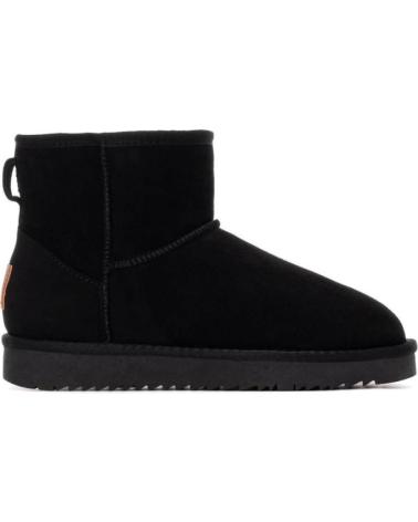 XTI FLACHE STIEFELETTEN 144444 SCHWARZ NEGRO