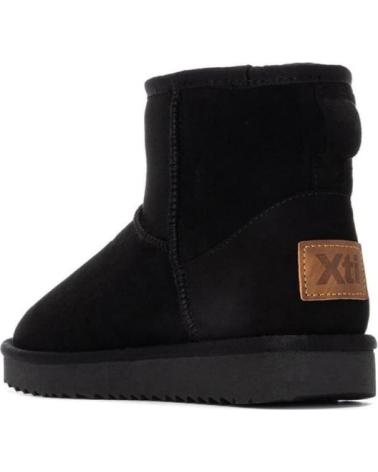 XTI FLACHE STIEFELETTEN 144444 SCHWARZ NEGRO