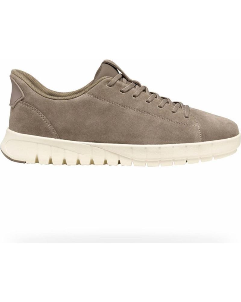 GEOX SNEAKERS HOMBRE FLEXTRIDE PLUS GRIS