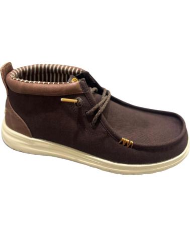 BOTTINE HEY DUDE WALLY MID GRIPR MARRON MARRóN
