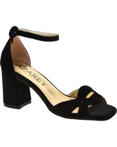 AZAREY BLACK HEELED SANDAL 459K613 NEGRO