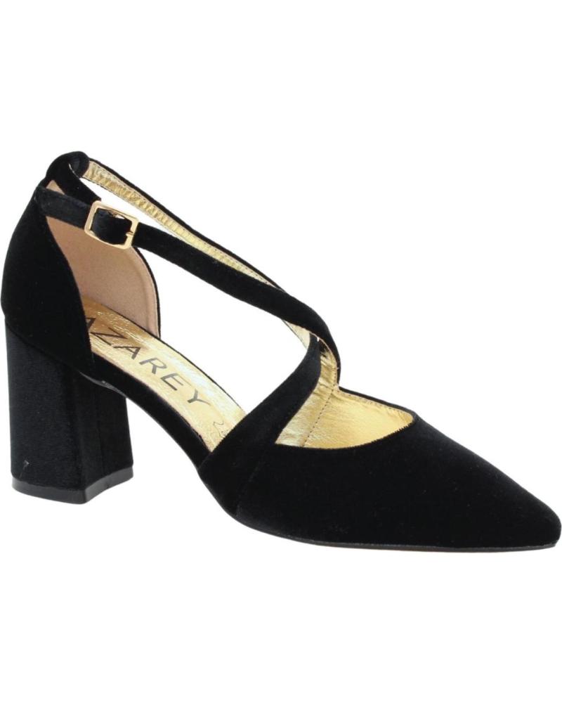 AZAREY BLACK HEELED PUMP 459K211 NEGRO