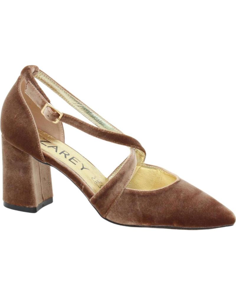 AZAREY BEIGE 459K211 POINTED-TOE HEELS WITH CROSS STRAPS BEIGE