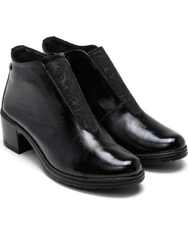 ELEGANTER STIEFELETTE 24 HORAS 26596 SCHWARZ NEGRO