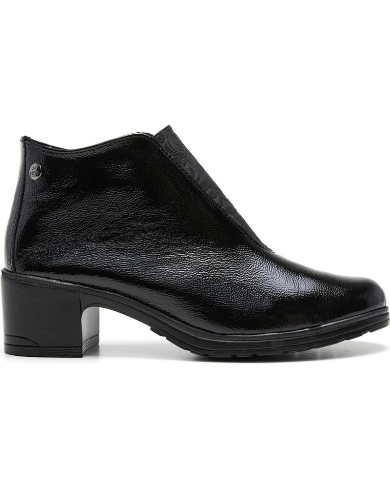 ELEGANTER STIEFELETTE 24 HORAS 26596 SCHWARZ NEGRO