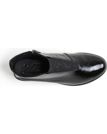 ELEGANTER STIEFELETTE 24 HORAS 26596 SCHWARZ NEGRO