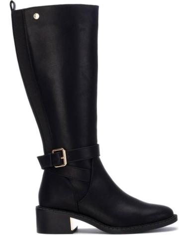 XTI HIGH BOOTS 130471 WITH ANKLE BUCKLE, BLACK NEGRO