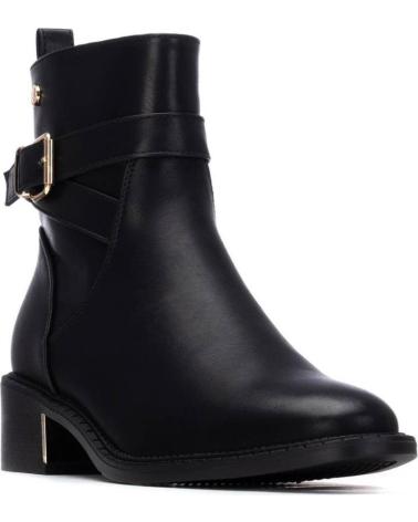 BOTTINE XTI BASIC 130567 NOIRE AVEC BRIDE ET BOUCLE NEGRO