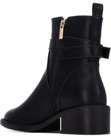 BOTTINE XTI BASIC 130567 NOIRE AVEC BRIDE ET BOUCLE NEGRO