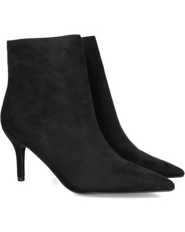 L&R SHOES G15 HIGH HEEL ANKLE BOOTS IN BLACK NEGRO