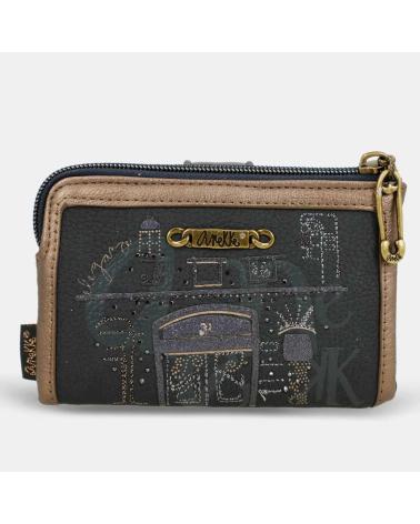 ANEKKE 41859-912 BLUE FLEXIBLE RFID MEDIUM WALLET BOUTIQUE AZUL