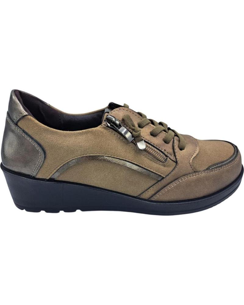 CALZADOMANIA TAUPE WEDGE LOAFER TAUPE