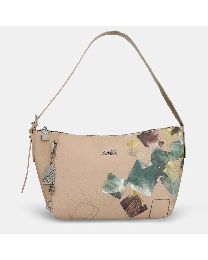 ANEKKE OVAL SHOULDER BAG EVOLUTION BEIGE 41772-381 BEIGE