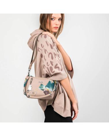 ANEKKE EVOLUTION MULTICOLOR SHOULDER BAG WITH CROSSBODY STRAP 41772-386 MULTICOLOR