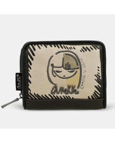 PORTAFOGLIO PICCOLO RFID ANEKKE NATURE KOKO ORO 41869-903 ORO