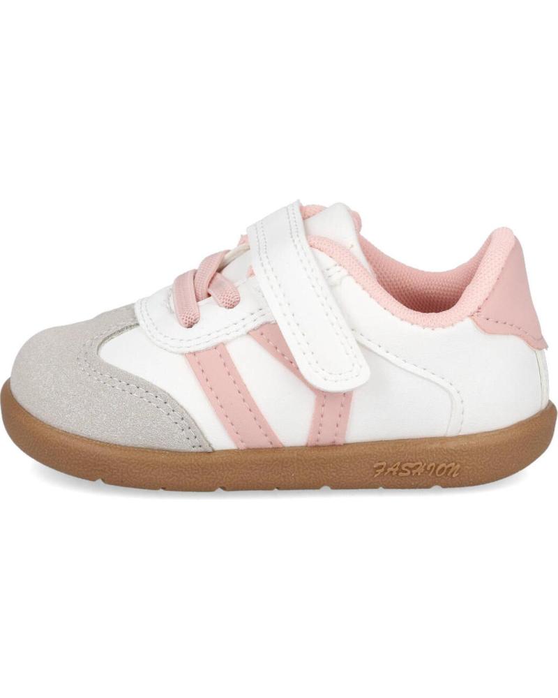 BASKETS DE SPORT L&R SHOES FH858S BLANC-ROSE BLANCO-ROSA