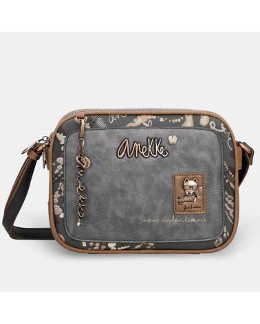 BORSA A TRACOLLA ANEKKE INTENTIONS PIOMBO 3 SCOMPARTI 41783-188 PLOMO