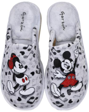 PANTOFOLE GARZON P228-247 MINNIE MOUSE ARGENTO SPECIALE PARQUET PLATA