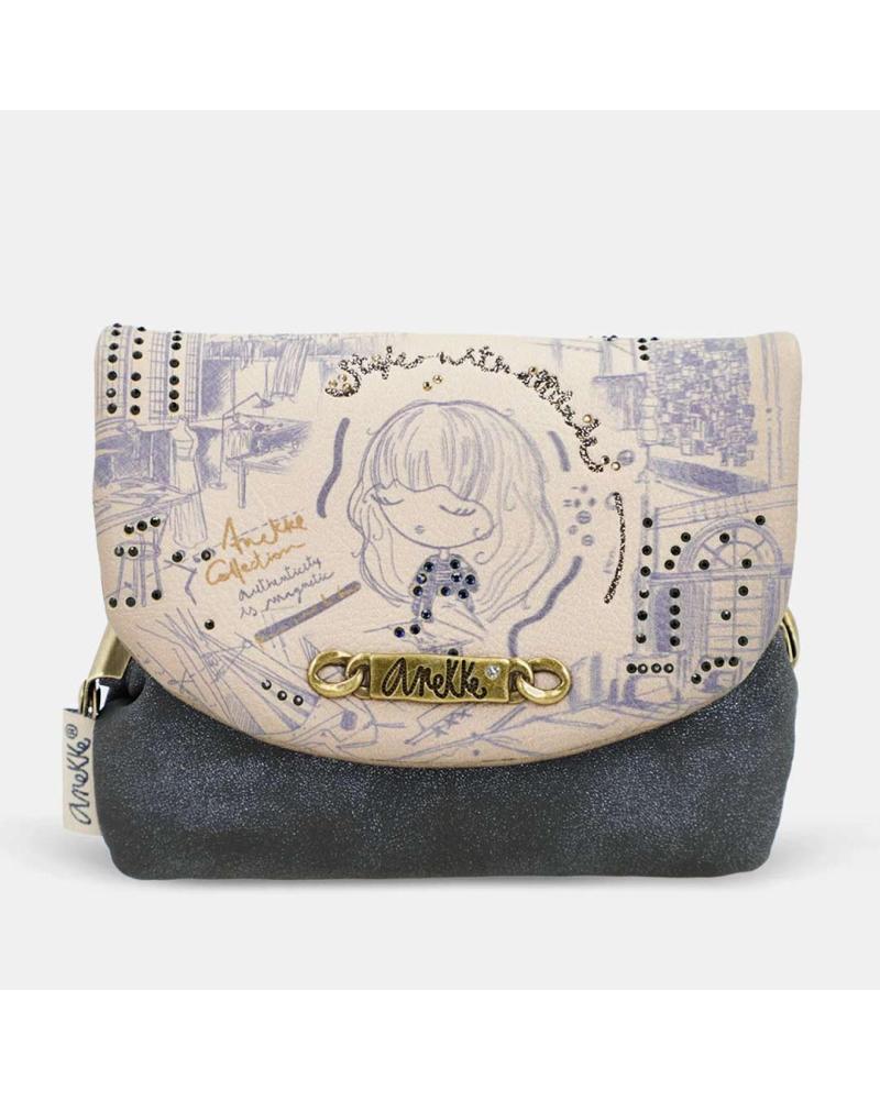 MONEDERO ANEKKE STUDIO CON SOLAPA Y REFERENCIA 41849-016 BEIGE BEIGE