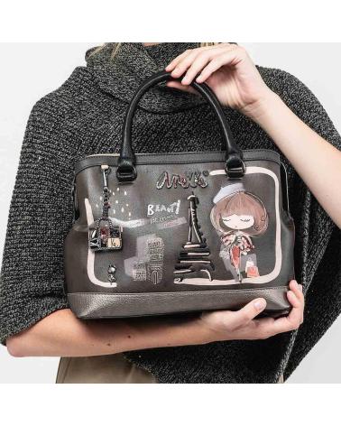 BOLSO DE ASA CORTA ANEKKE MADEMOISELLE MARRÓN - REF. 41801-061 MARRON
